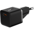 Baseus GaN5 Fast Charger (mini) 1C 20W EU Cluster Black (With: Baseus Dynamic 3 Series Fast Charging Data Cable Type-C to Type-C 100W 1m Cluster Black)